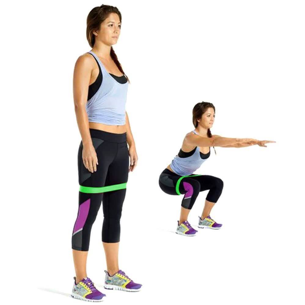 3-Pack: Exercise Resistance Loop Bands Training Belt Stretch Therapy Running Pilates DailySale