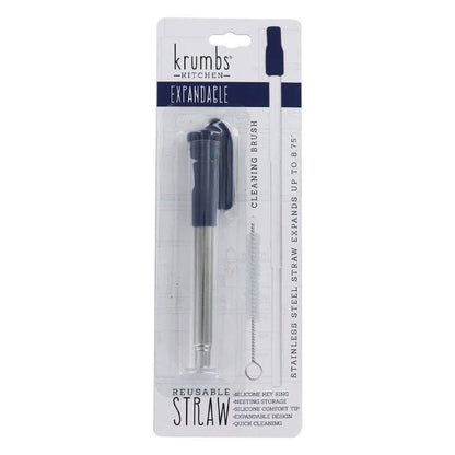 3-Pack: Expandable Steel Straw DailySale
