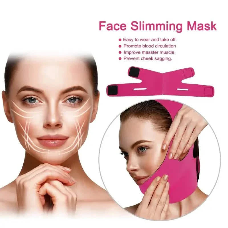 3-Pack: Face Lifting Firming Bandage Face Belt DailySale