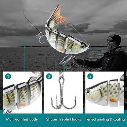 3-Pack: Fishing Lures for Bass Trout DailySale