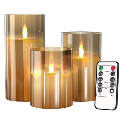 3-Pack: Flameless Battery Operated Candles DailySale