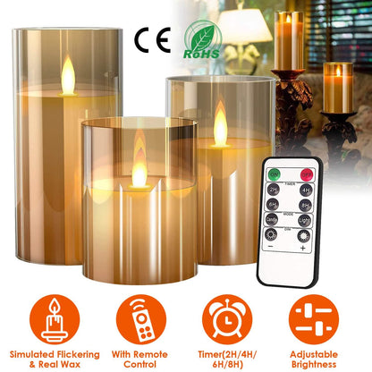 3-Pack: Flameless Battery Operated Candles DailySale