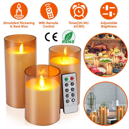 3-Pack: Flameless Battery Operated Candles DailySale