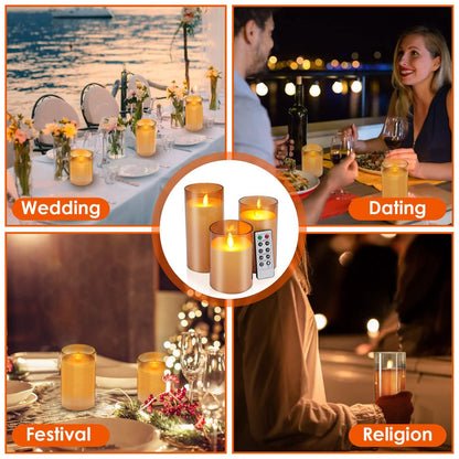 3-Pack: Flameless Battery Operated Candles DailySale