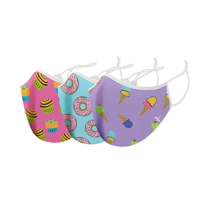 3-Pack: Fun and Expressive Double Layer Reusable Face Mask with Adjustable Loop DailySale
