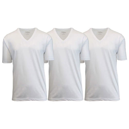 3-Pack: Galaxy By Harvic Men's Egyptian Cotton V-Neck Undershirt DailySale
