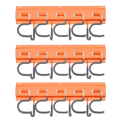 Garden Tool Organizer Wall Mounted Hanger Hooks Home Garage Set DailySale