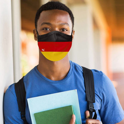 3-Pack: Germany Flag Double Layered Reusable Mask With Adjustable Loops DailySale
