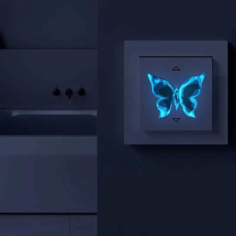 3-Pack: Glow In the Dark Butterfly Wall Stickers DailySale
