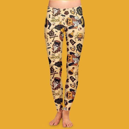 3-Pack: Halloween Special Premium Wicked Cool Women's Leggings DailySale