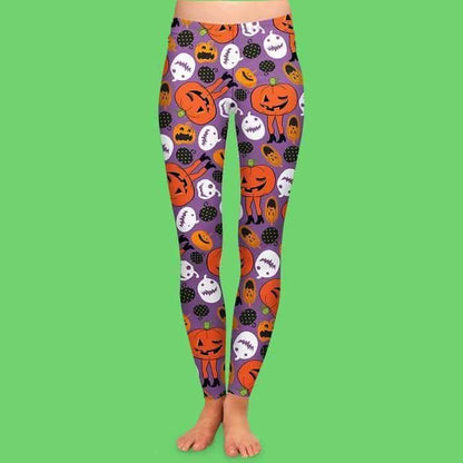 3-Pack: Halloween Special Premium Wicked Cool Women's Leggings DailySale