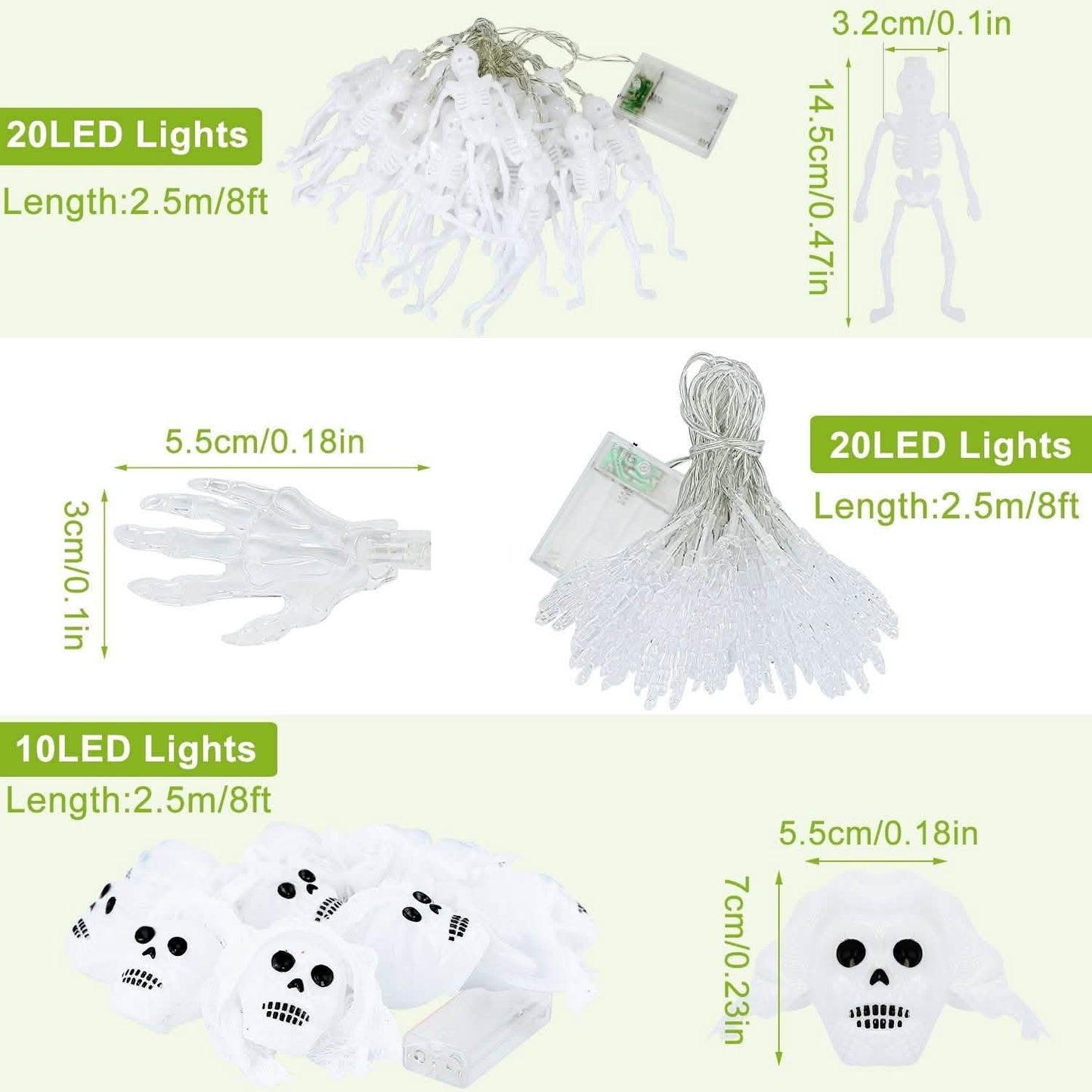 3-Pack: Halloween String Light Decorations DailySale
