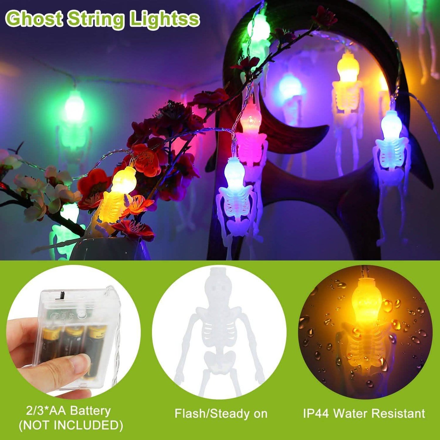 3-Pack: Halloween String Light Decorations DailySale