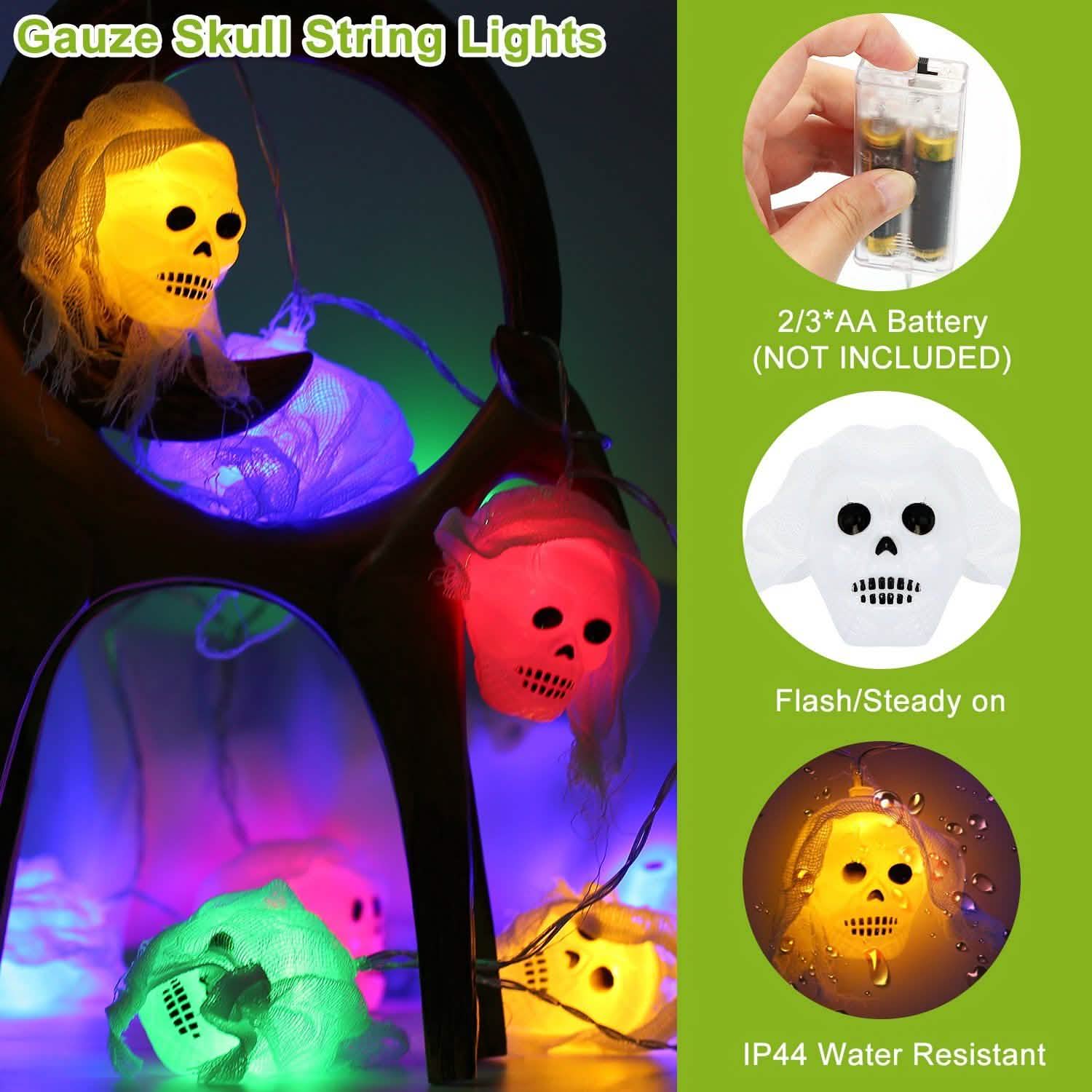 3-Pack: Halloween String Light Decorations DailySale