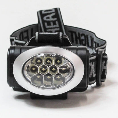 3-Pack: Impecca Water Resistant 20 Lumens 10 LED Headlamp DailySale