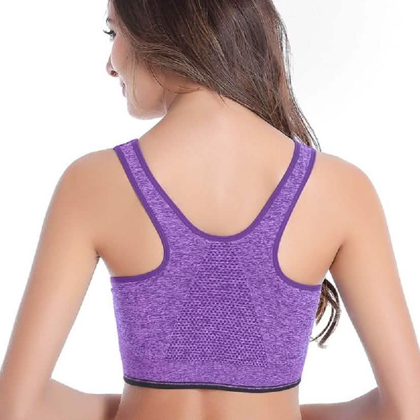 3-Pack : Incredible Endurance Front-Zip Sports Bra DailySale