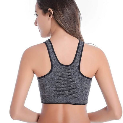 3-Pack : Incredible Endurance Front-Zip Sports Bra DailySale