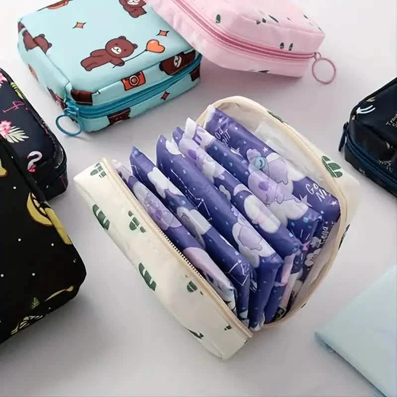3-Pack: Large Capacity Sanitary Napkin Storage Bag DailySale