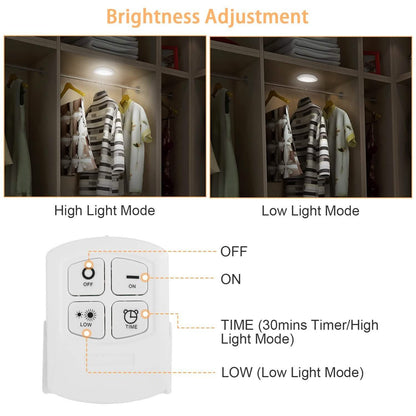 3-Pack: LED Wireless Puck Closet Lights DailySale