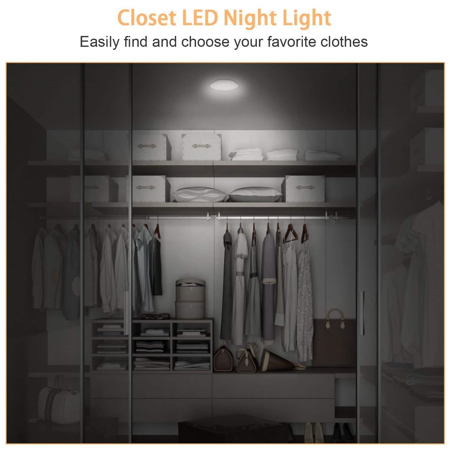 3-Pack: LED Wireless Puck Closet Lights DailySale