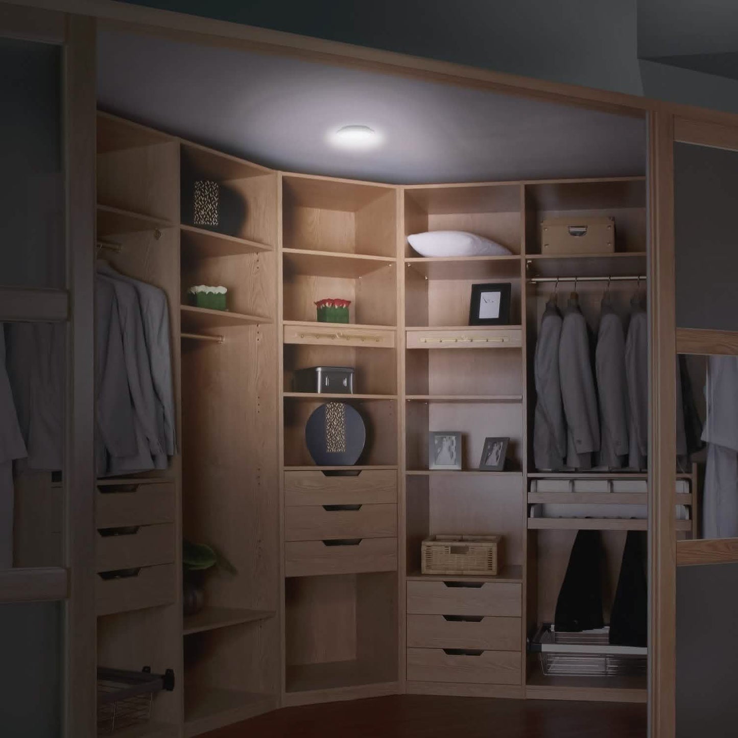 3-Pack: LED Wireless Puck Closet Lights DailySale