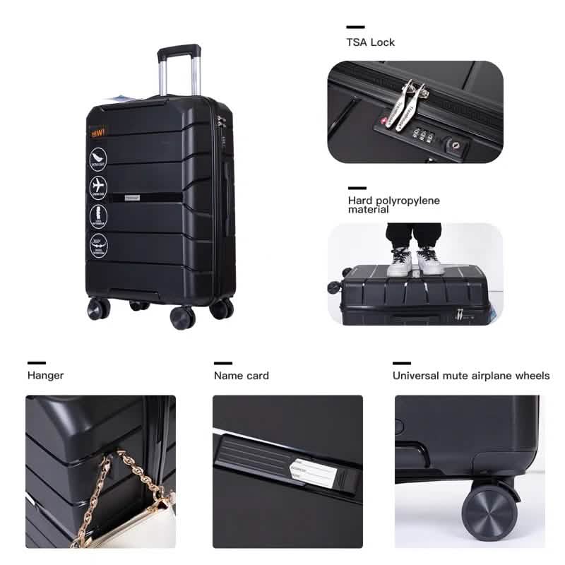 3-Pack: Lightweight Suitcases with TSA Lock DailySale