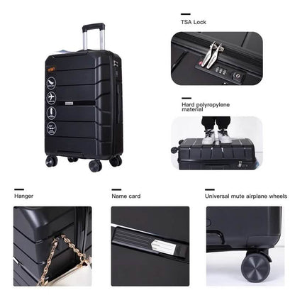 3-Pack: Lightweight Suitcases with TSA Lock DailySale