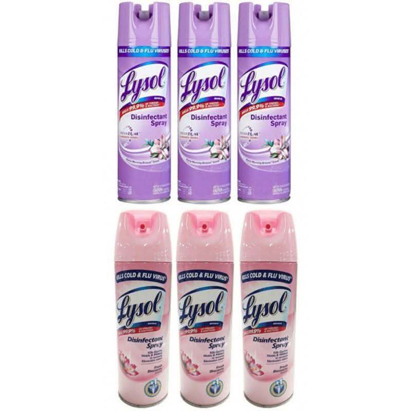 3-Pack: Lysol Disinfectant Spray 12oz DailySale