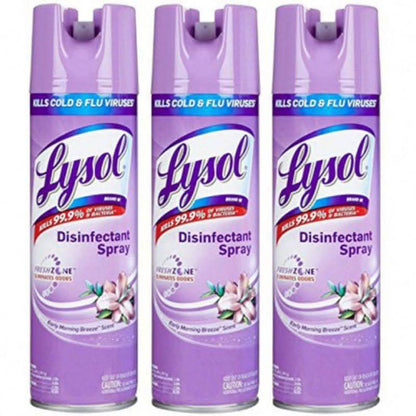 3-Pack: Lysol Disinfectant Spray 12oz DailySale