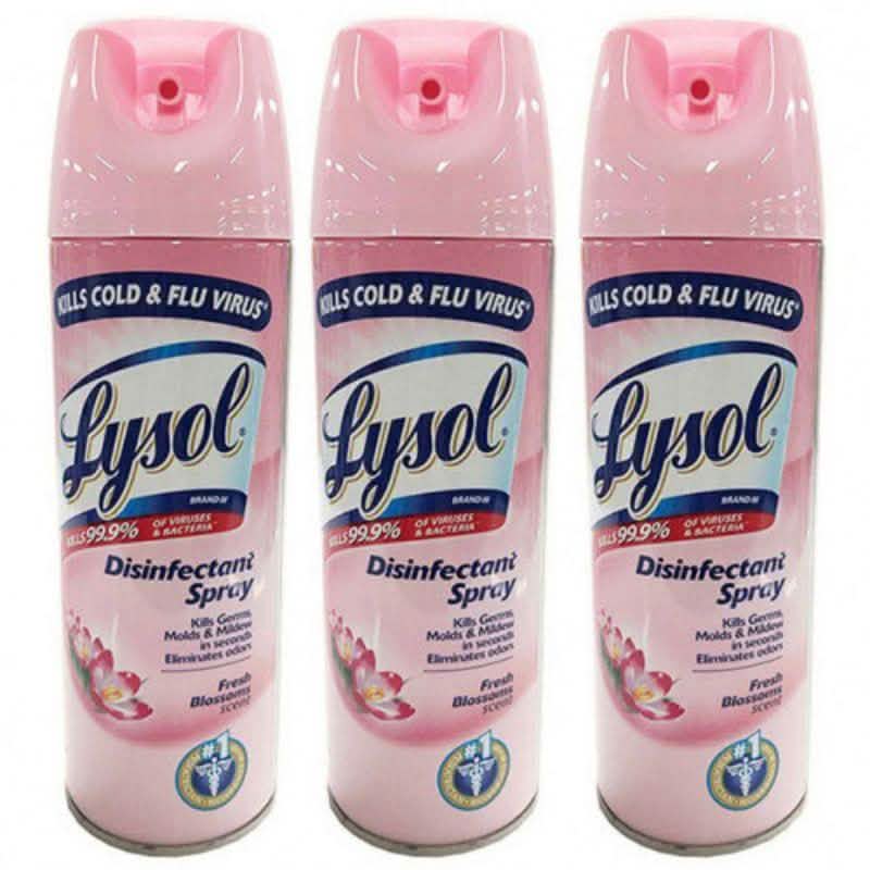 3-Pack: Lysol Disinfectant Spray 12oz DailySale