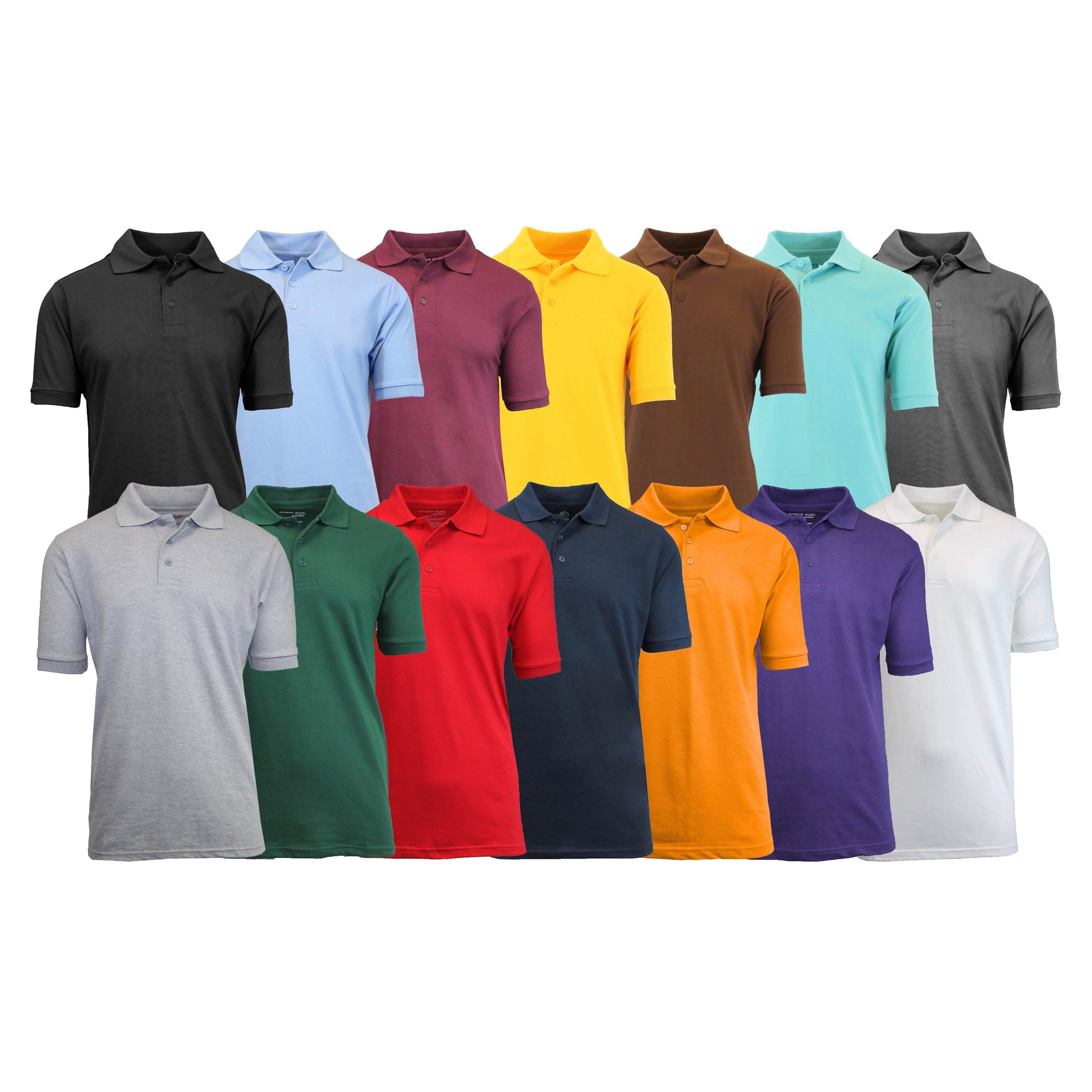 3-Pack: Men's Assorted S/S Pique Polo DailySale