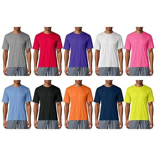 3-Pack Men's Cool Dri-Fit Moisture-Wicking Short Sleeve T-Shirt DailySale