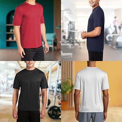 3-Pack Men's Cool Dri-Fit Moisture-Wicking Short Sleeve T-Shirt DailySale