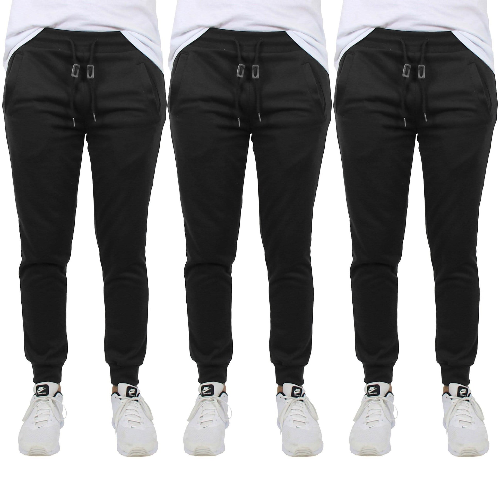 3-Pack: Men's French Terry Slim-Fit Jogger DailySale