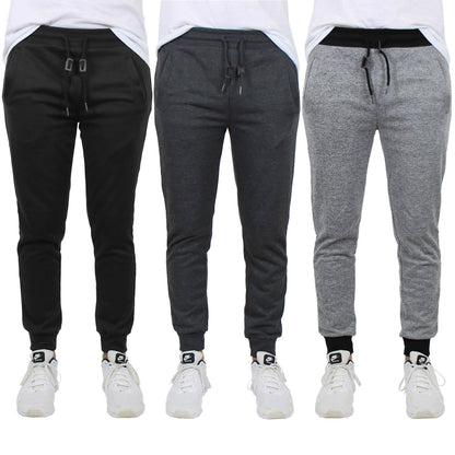 3-Pack: Men's French Terry Slim-Fit Jogger DailySale