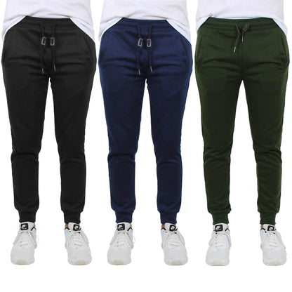 3-Pack: Men's French Terry Slim-Fit Jogger DailySale