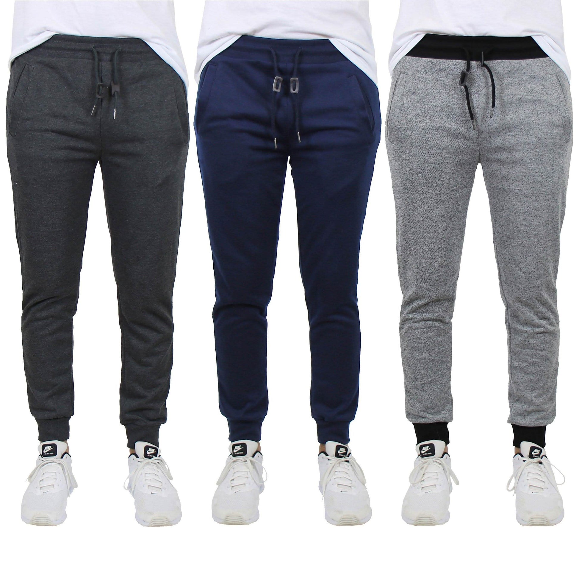 3-Pack: Men's French Terry Slim-Fit Jogger DailySale