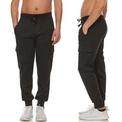 3-Pack: Men's Jogger Pants with Cargo Pockets DailySale