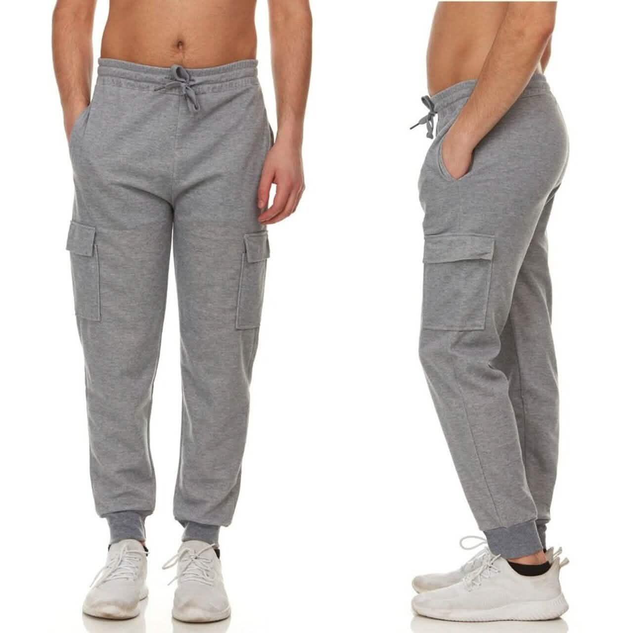 3-Pack: Men's Jogger Pants with Cargo Pockets DailySale