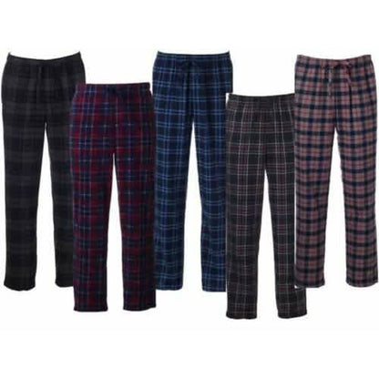 3-Pack: Men's Micro Fleece Assorted Pajama Pants DailySale