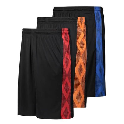 3-Pack: Men's Moisture Wicking Active Athletic Performance Shorts DailySale