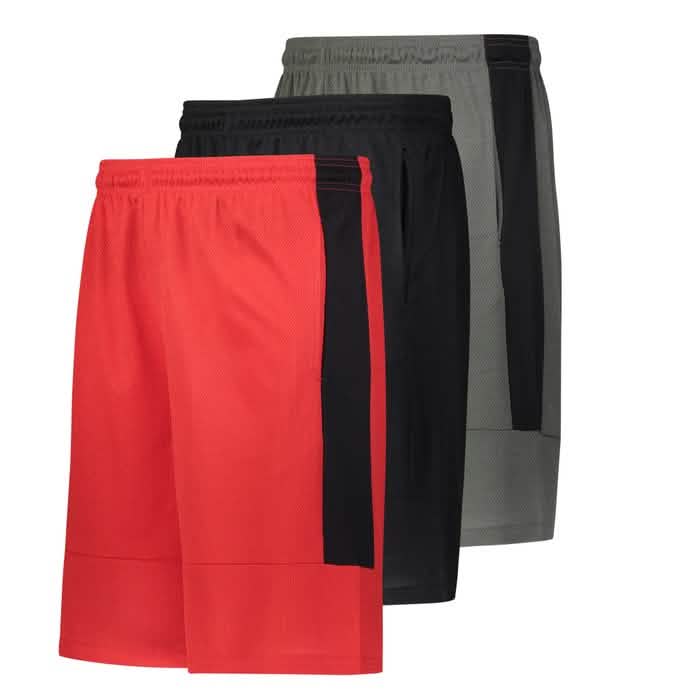 3-Pack: Men's Moisture Wicking Active Athletic Performance Shorts DailySale
