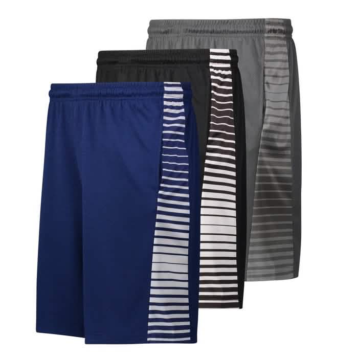 3-Pack: Men's Moisture Wicking Active Athletic Performance Shorts DailySale