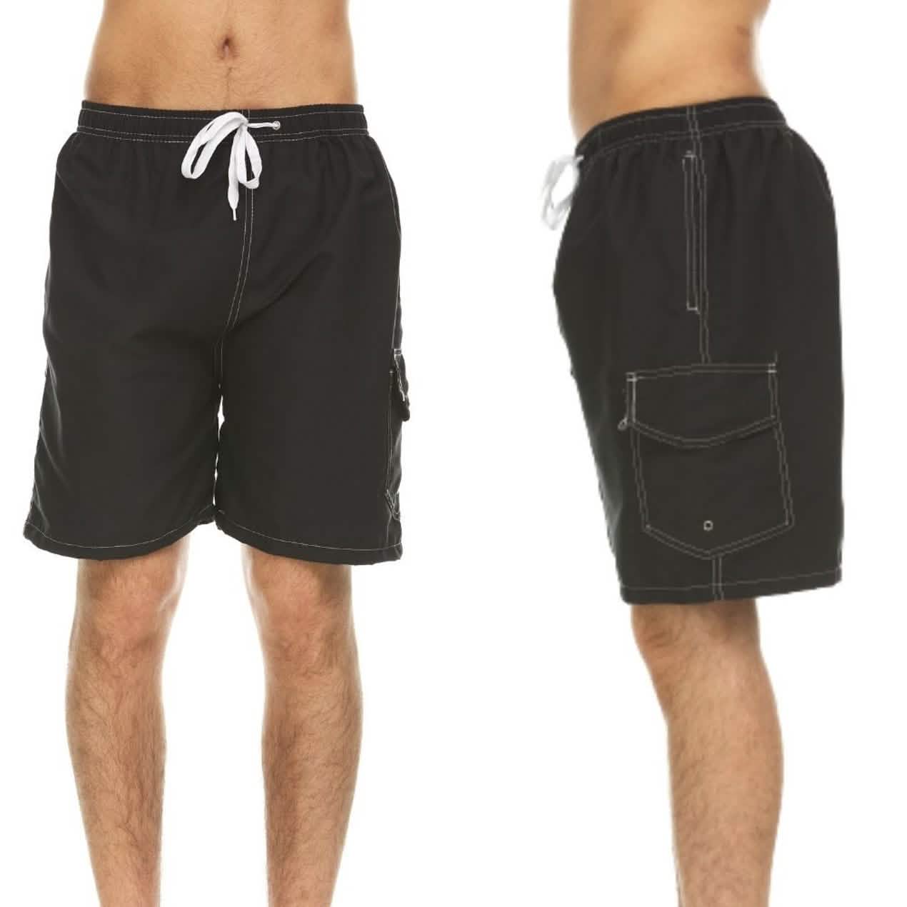 3-Pack: Men's Quick-Dry Swim Shorts DailySale