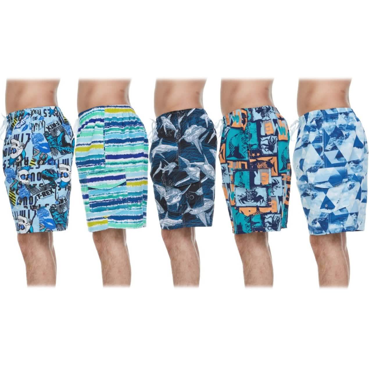 3-Pack: Men's Quick-Dry Swim Shorts DailySale