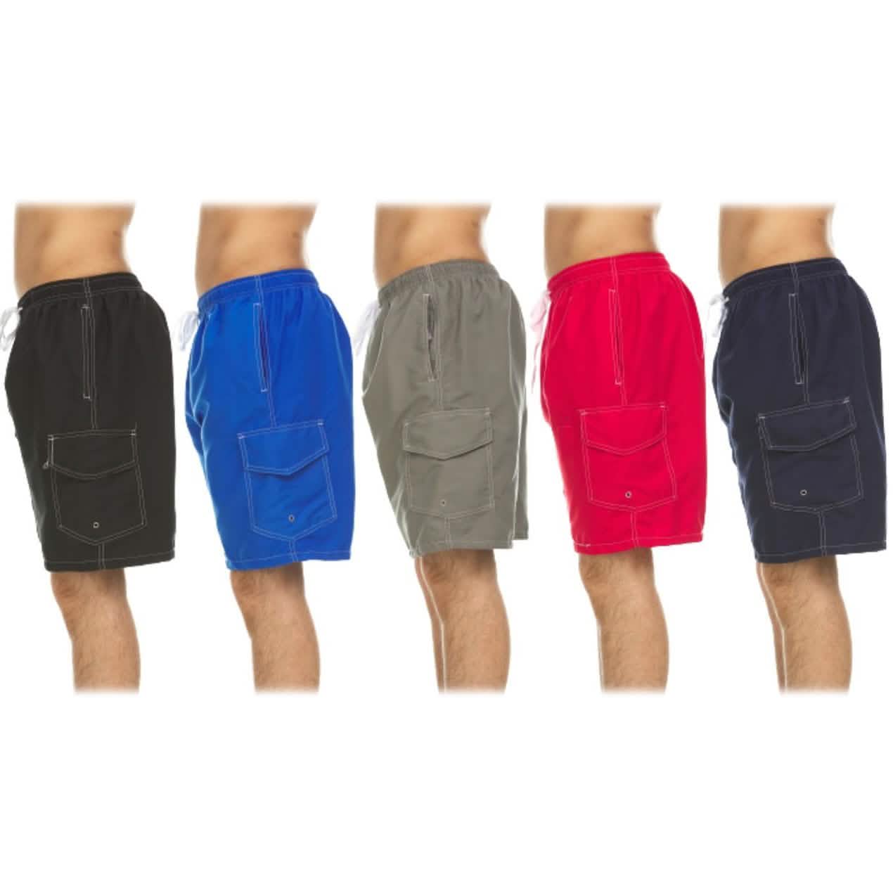 3-Pack: Men's Quick-Dry Swim Shorts DailySale