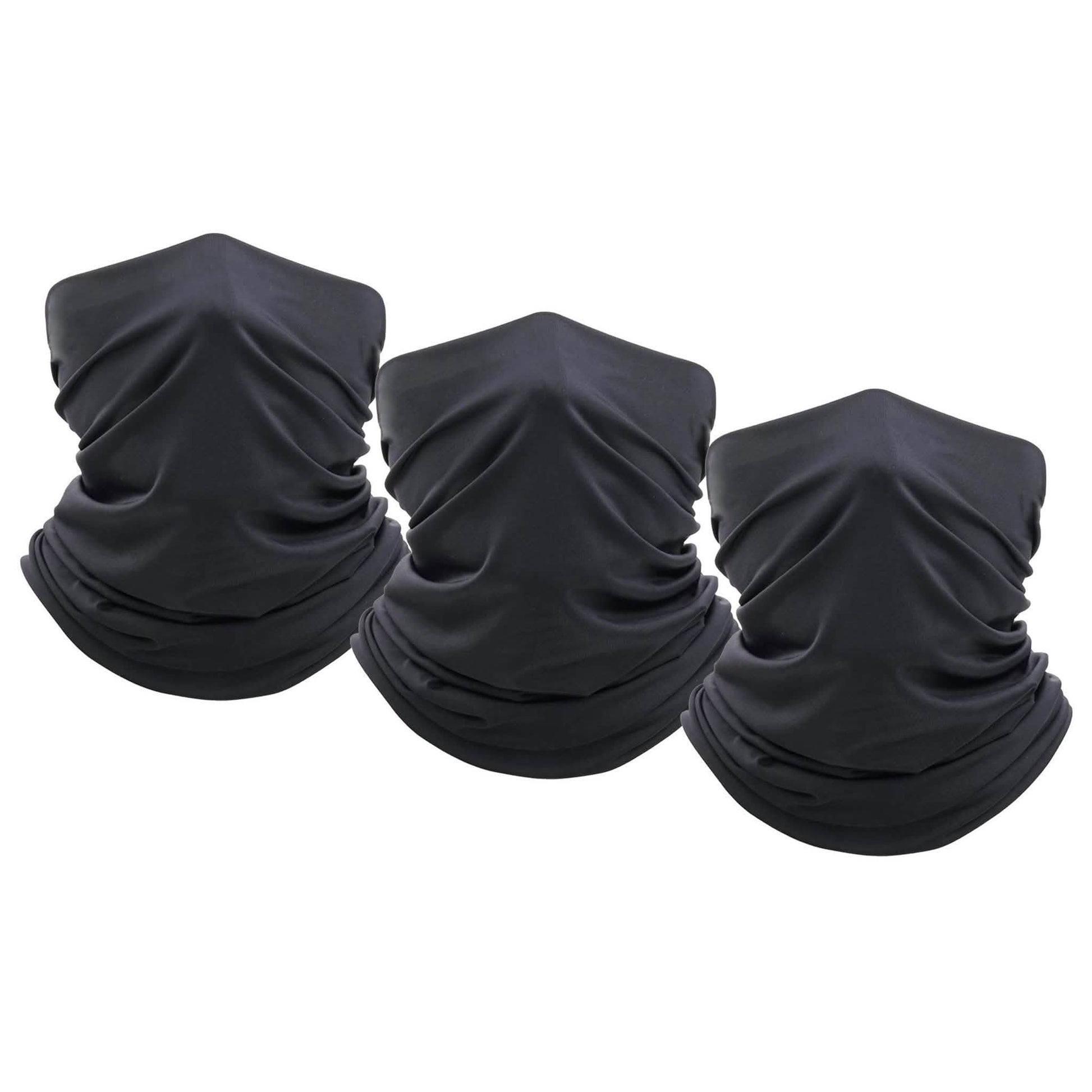 3-Pack: Moisture Wicking Breathable Stretch Gaiter Neck Face Mask DailySale