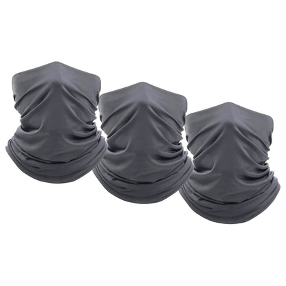 3-Pack: Moisture Wicking Breathable Stretch Gaiter Neck Face Mask DailySale