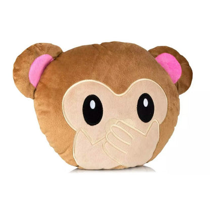 3-Pack: Monkey Emoji Pillows DailySale