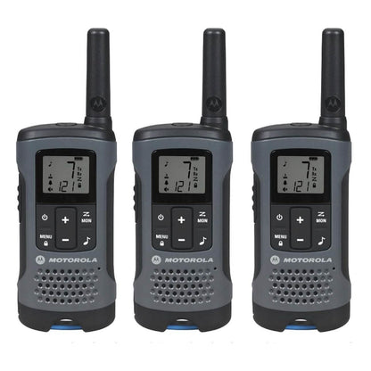 3-Pack: Motorola Solutions, Portable FRS, T200TP Talkabout Two-Way Radios (Refurbished) DailySale